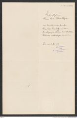 k.k. naturhistorisches Hofmuseum, Intendanzakten 1885-1896 (Hauer), Aktenzahl Z.284/1888, Seite 2